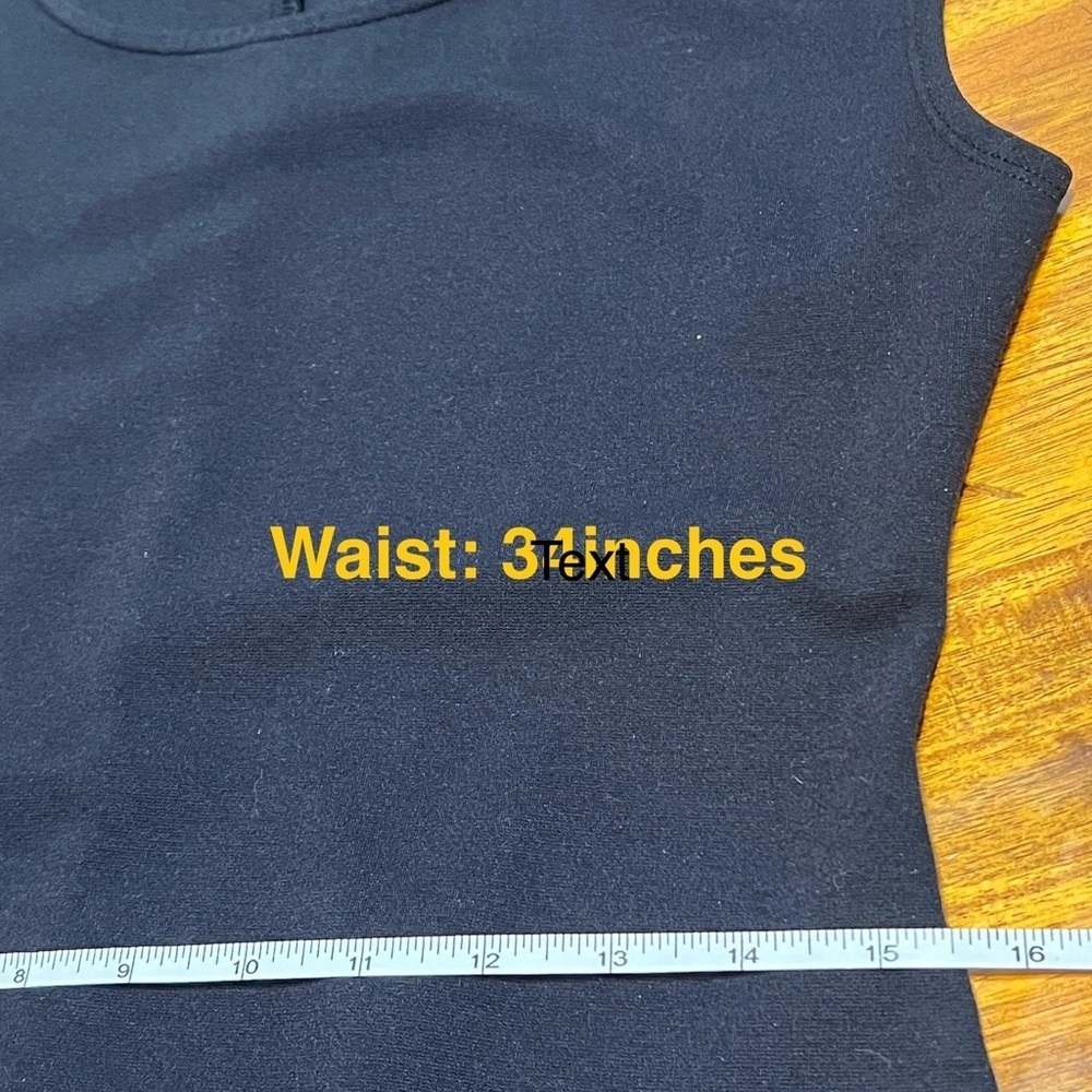 Nine West Classic Little Black Dress W/Capped Sleeves EUC - Picture 8 of 9